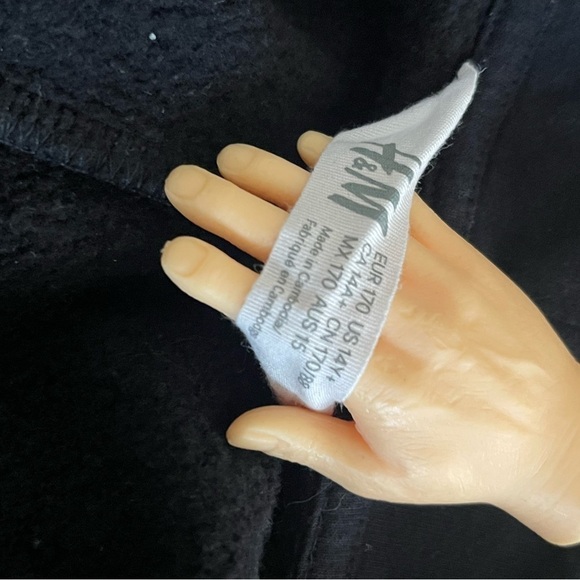 Skeleton costume 14 YOUTH H&M sweatsuit one piece HALLOWEEN HOODED QUALITY - Picture 5 of 8